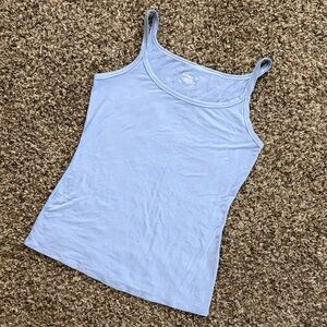 Jockey Super Soft Periwinkle Blue Spandex Blend Intimates Tank Top, Size Large